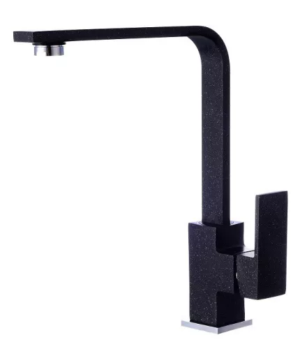 Evinion K615-45C Gránit Mosogató + Design Csap + Dugóemelő (fekete)