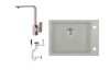Evinion K615-45B Gránit Mosogató + Design Csap + Dugóemelő (bézs)