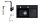 Laneo L725-43C Gránit Mosogató + Design Csap + Szifon + Adagoló (fekete)