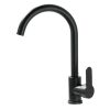 Laneo L725-43C Gránit Mosogató + Csap + Szifon + Adagoló (Fekete)
