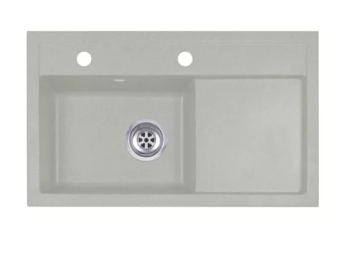 Laneo L725-43B Gránit Mosogató + Design Csap + Dugóemelő (bézs)