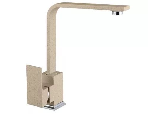 Laneo L725-43B Gránit Mosogató + Design Csap + Dugóemelő (bézs)