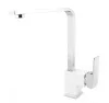 Laneo L725-43BI Gránit Mosogató + Design Csap + Dugóemelő (fehér)