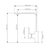 Laneo L725-43BI Gránit Mosogató + Design Csap + Dugóemelő (fehér)