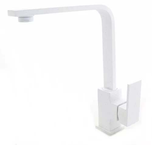 NERO D737-47BI Gránit Mosogató + Design csap + Dugóemelő (fehér)