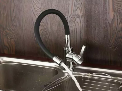 NERO N452C Gránit Mosogató + Flexi csaptelep + Szifon (fekete - nem szemcsés)