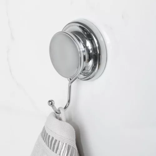 Yoka Home tapadókorongos fali akasztó - króm