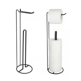 YOKA Home wc papír tartó állvány - fekete
