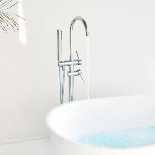 Yoka Home Spa szabadon álló kádtöltő csaptelep - króm