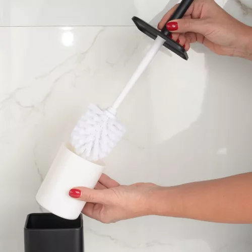 YOKA Home wc kefe (szögletes) - fekete