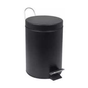 YOKA Home fürdőszobai szemetes (kerek) - fekete