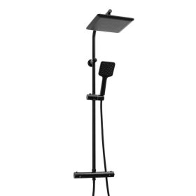   Yoka Bodo Therm-23 zuhanyrendszer termosztátos csapteleppel - fekete