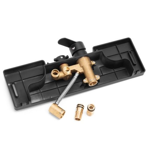 Yoka Oslo többfunkciós zuhanyrendszer csapteleppel - fekete