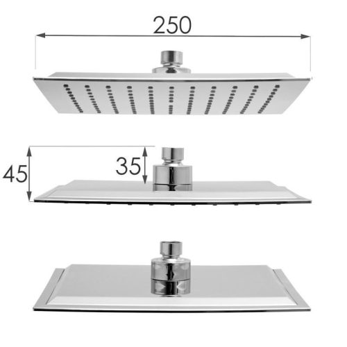 Yoka Oslo többfunkciós zuhanyrendszer csapteleppel - króm