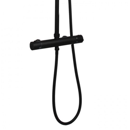Yoka Bodo zuhanyrendszer csapteleppel - fekete