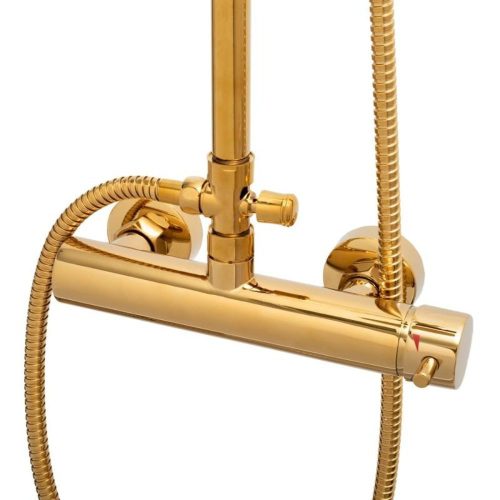 Yoka Dubai zuhanyrendszer csapteleppel - arany 