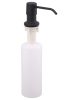 NERO D737-47C Gránit Mosogató + Kihúzható csap + Adagoló (fekete - szemcsés)