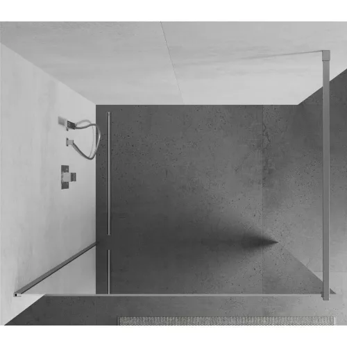 Mexen Kioto walk-in zuhanyfal - tükör üveg / króm profil - 100 cm (800-100-101-01-50)