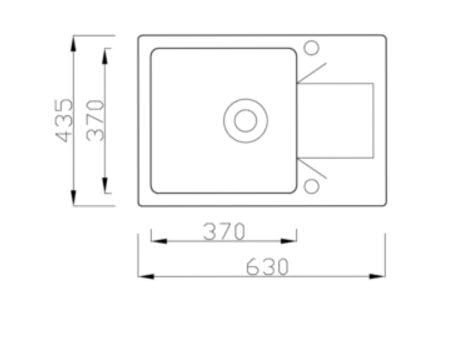Gránit Mosogató EOS Adria + magasított csaptelep + szifon (bézs)