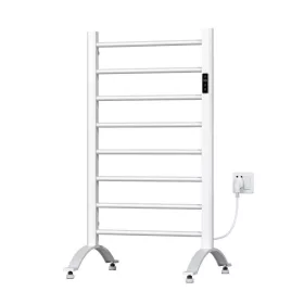   Szabadonálló / fali elektromos design radiátor termosztáttal NERO Italia AF-E006-W - 50 x 88 cm