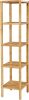 Bambuszfa tároló polc - Songmics - 33 x 146 cm - 5 polc