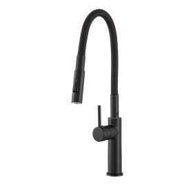  Gamma Florence mosogató csaptelep - flexibilis zuhanyfej - fekete