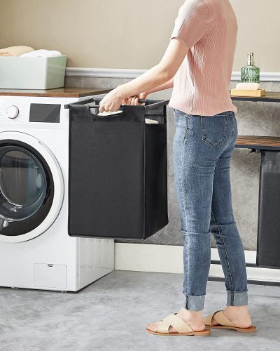 Szennyestartó / mosókonyha bútor - 3 részes - Vasagle Loft 