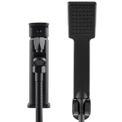 YOKA Home 2in1 mosdó/kád csaptelep + zuhanyrózsa - fekete