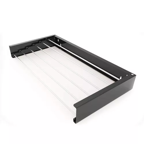 Unideco rejtett fali ruhaszárító - antracit (100 cm)