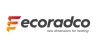 Ecoradco törölközőszárító radiátor 30 x 120 cm (fekete)
