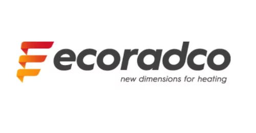 Ecoradco törölközőszárító radiátor 40 x 100 cm (antik réz)