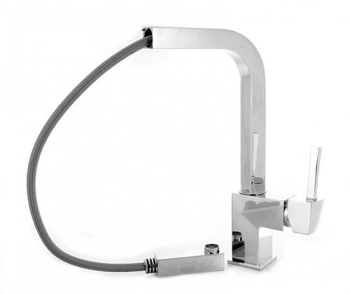 Gamma Design-Max mosogató csaptelep - kihúzható fej - króm