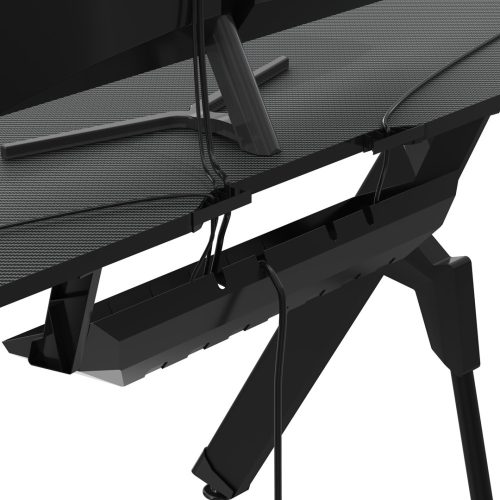 Gamer asztal LED világítással karbonszálas bevonat 156cm FALCON 1.4