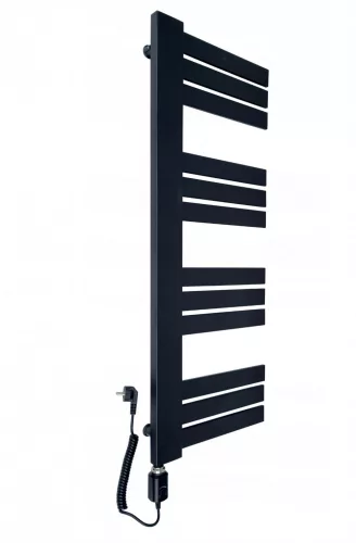 Weberg Ervin design törölközőszárító radiátor 110x40 cm (fekete)