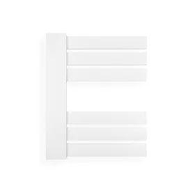   Weberg Ervin design törölközőszárító radiátor 50x40 cm (fehér)