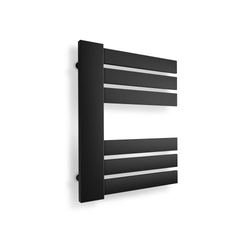 Weberg Ervin design törölközőszárító radiátor 50x40 cm (fekete)
