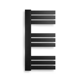   Weberg Ervin design törölközőszárító radiátor 80x40 cm (fekete)