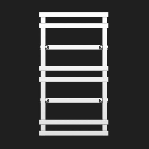 Design radiátor NERO Italia FL02002 - 50 x 90 cm