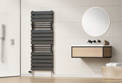 Design radiátor NERO Italia FR03001 - 50 x 129 cm