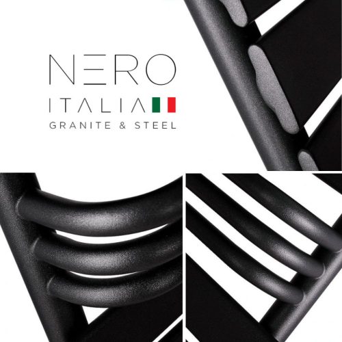 Design radiátor NERO Italia FR03001 - 50 x 129 cm