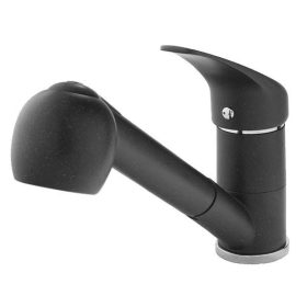   SHOWER gránit mosogató Csaptelep - Zuhanyfejes (fekete - szemcsés)