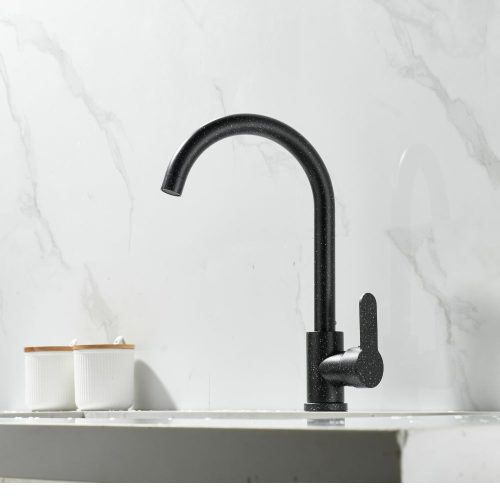 Gamma Deco mosogató csaptelep - fekete (szemcsés)