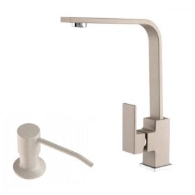   Mosogató csaptelep - Gamma Design + Mosogatószer adagoló - 300ml - Gamma (bézs)