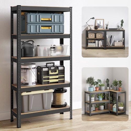 Fém polc / univerzális tároló polc - Vasagle Loft - 75 x 150 x 30 cm