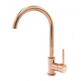   Gamma Rose-Gold magasított mosogató csaptelep - (rose gold)