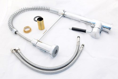 Gamma Loop Spiral-1 flexibilis zuhanyfejes csaptelep - króm