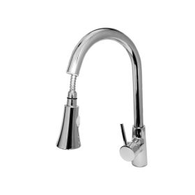   SNAKE gránit mosogató csaptelep - kihúzható fejjel - Króm