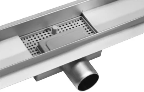 Gamma zuhanyfolyóka - inox fedlap - 70 cm
