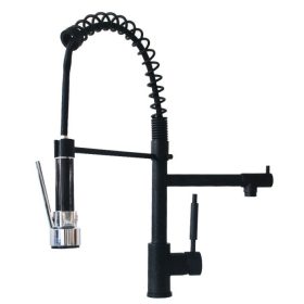 Gamma SPIRAL-DUO Multifunkciós Mosogató Csaptelep - Fekete