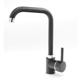 Gamma Steel Mosogató Csaptelep - Fekete (szemcsés)